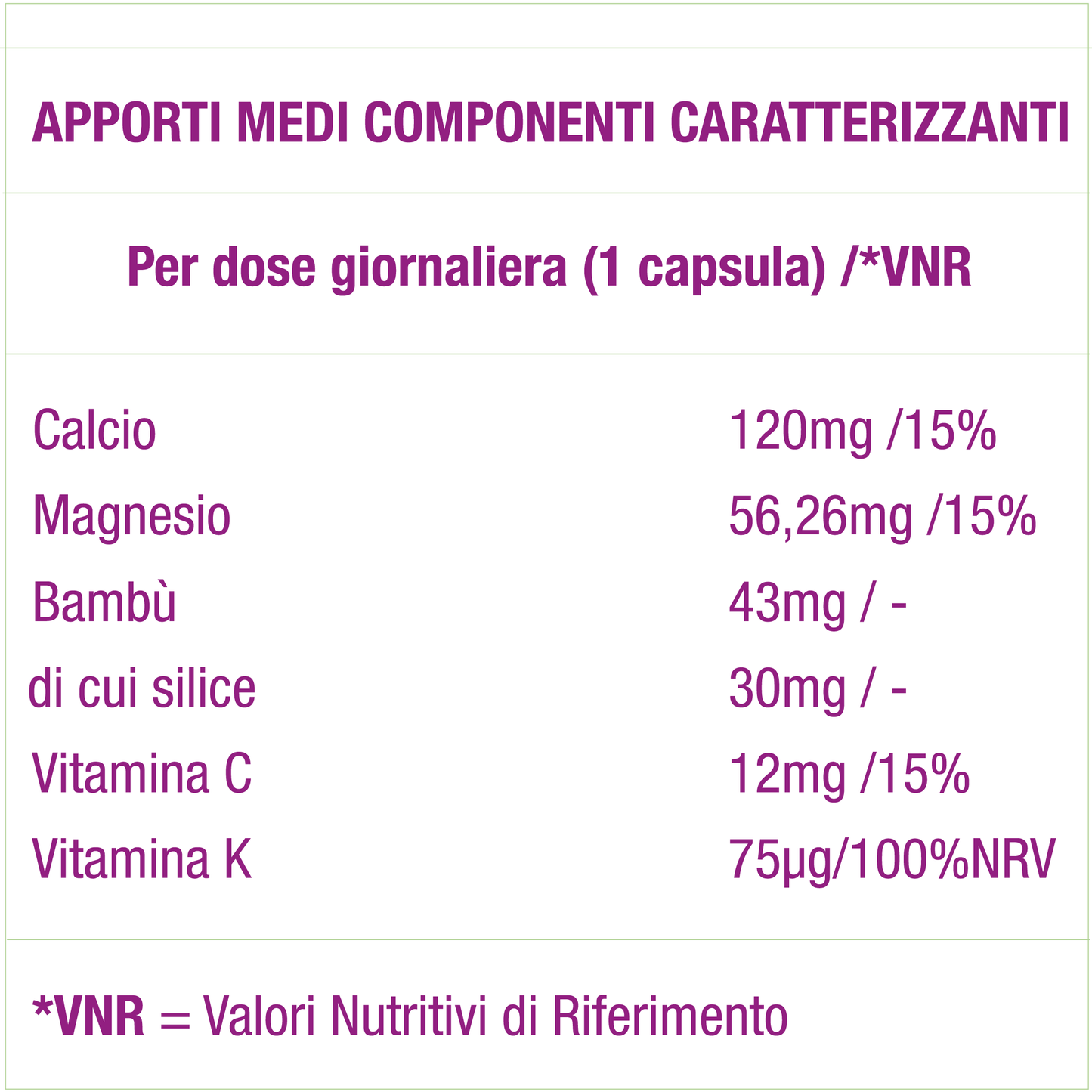 Lynup - Vitamine e minerali per le ossa